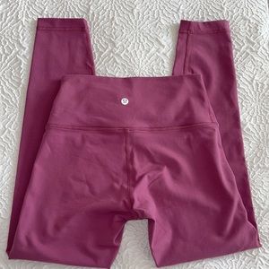 Lululemon pink leggings size 6 great condition